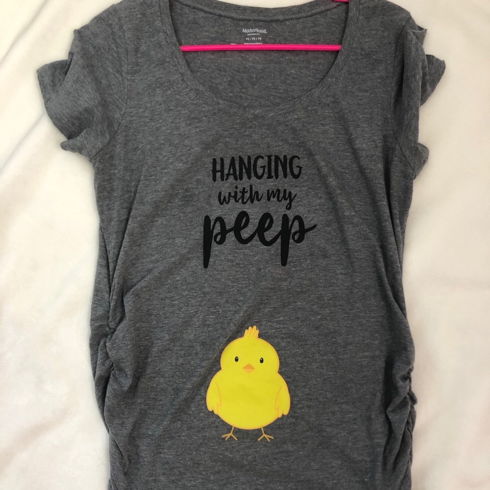 Peeps maternity tee
